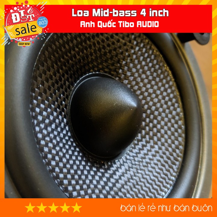 Loa Mid-bass 4 inch Anh Quốc Tibo AUDIO