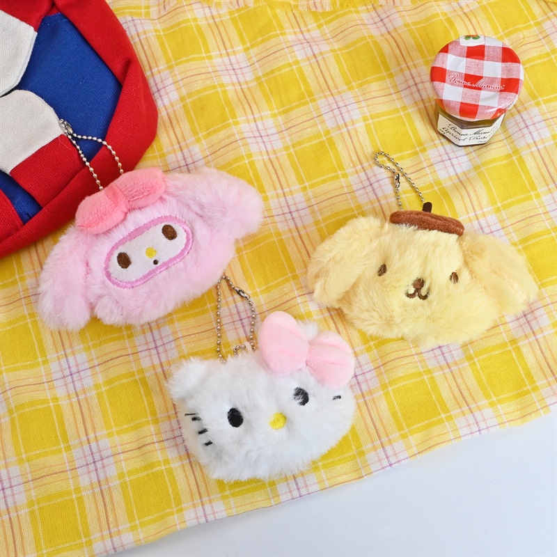 Mặt phụ kiện nhồi bông hoạt hình dễ thương