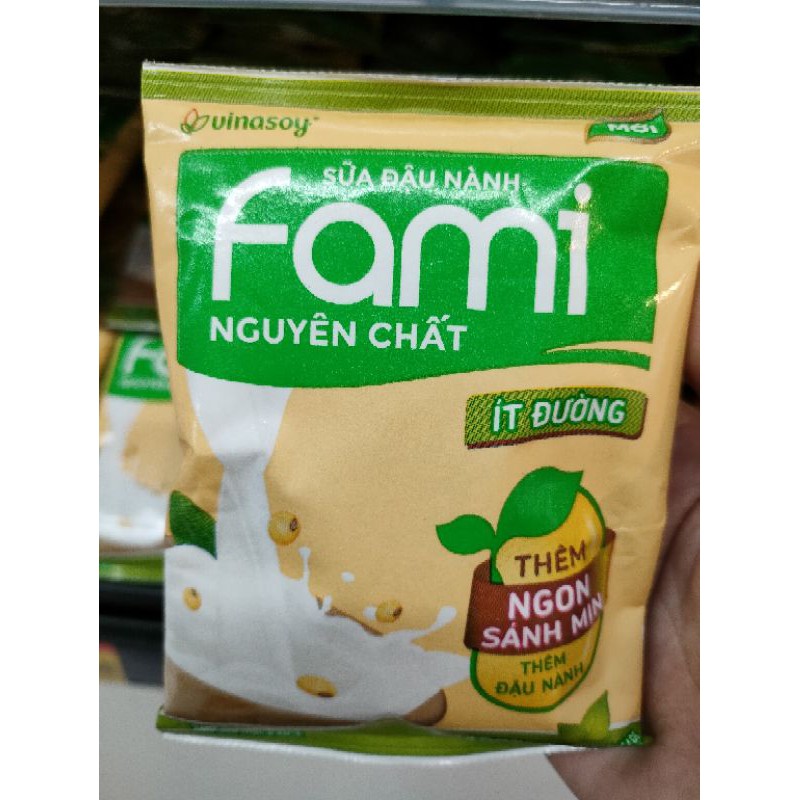 10 bịch fami canxi,fami nguyên chất bịch 200ml