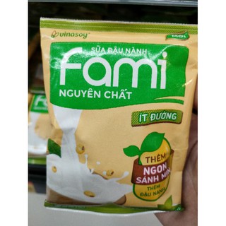 10 bịch fami canxi(có đường,ít đường),fami nguyên chất(có đường ,ít đường) bịch 200ml