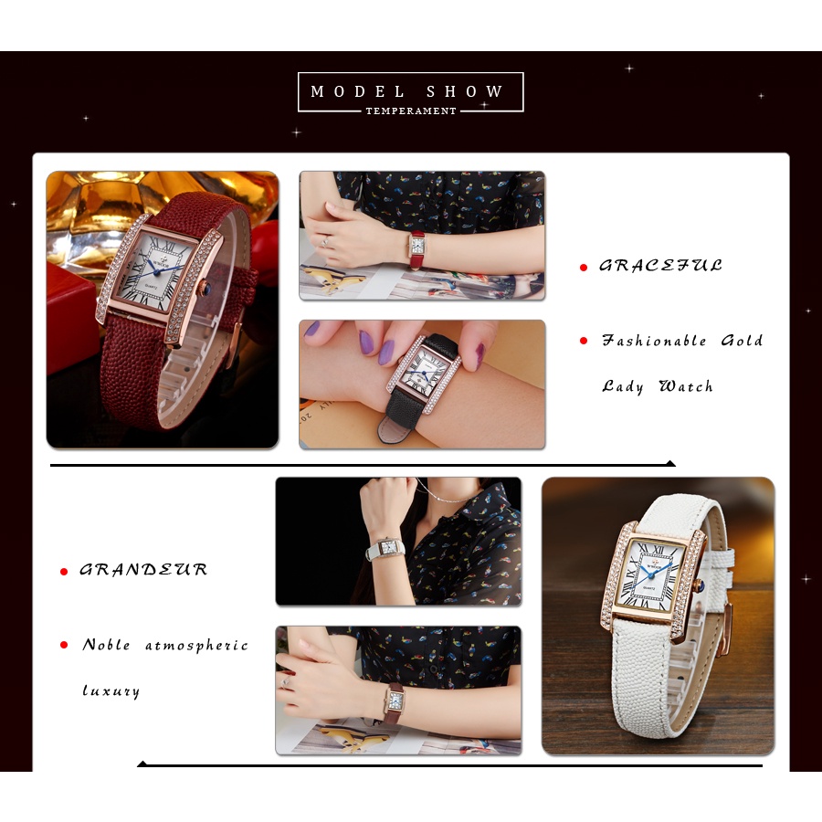 Đồng Hồ Chống Thấm Nước Wwoor 8806 Chất Lượng Cao Cho Nữ