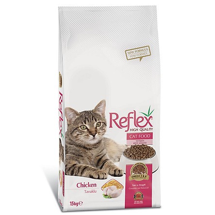 [Mã PET50 giảm 10% - tối đa 50K đơn 250K] Thức ăn mèo - Reflex Kitten / Reflex Adult bao 15kg - Hàng Thổ Nhĩ Kỳ