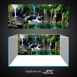 Tranh 3D dán bể cá cảnh có keo sẵn