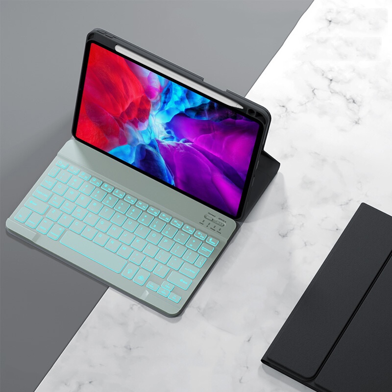 Bao Da Máy Tính Bảng Có Bàn Phím Không Dây 7 Màu Cho Huawei Matepad 11 2021 10.4 T10S T10 Pro 10.8 M6 Ốp