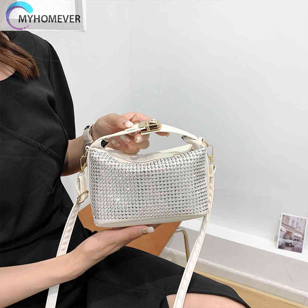 Túi Đeo Chéo Đính Đá Thời Trang Cho Nữ