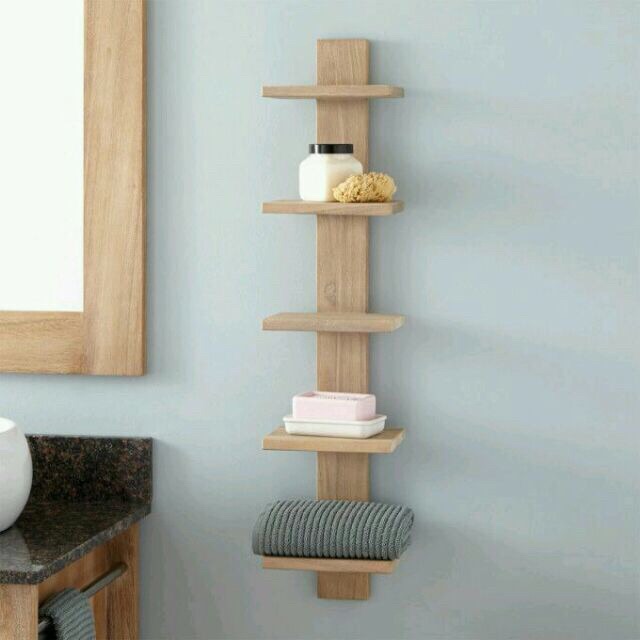 Kệ. Gỗ treo tường cao 1mx20cm ( có sẵn )