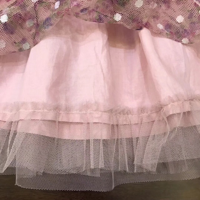 Váy ren hồng Next xuất dư