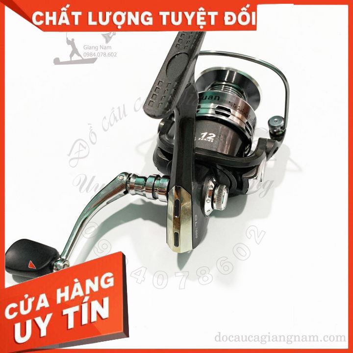 Máy câu cá Jiachuan CL đủ size, tay quay kim loại cực khỏe