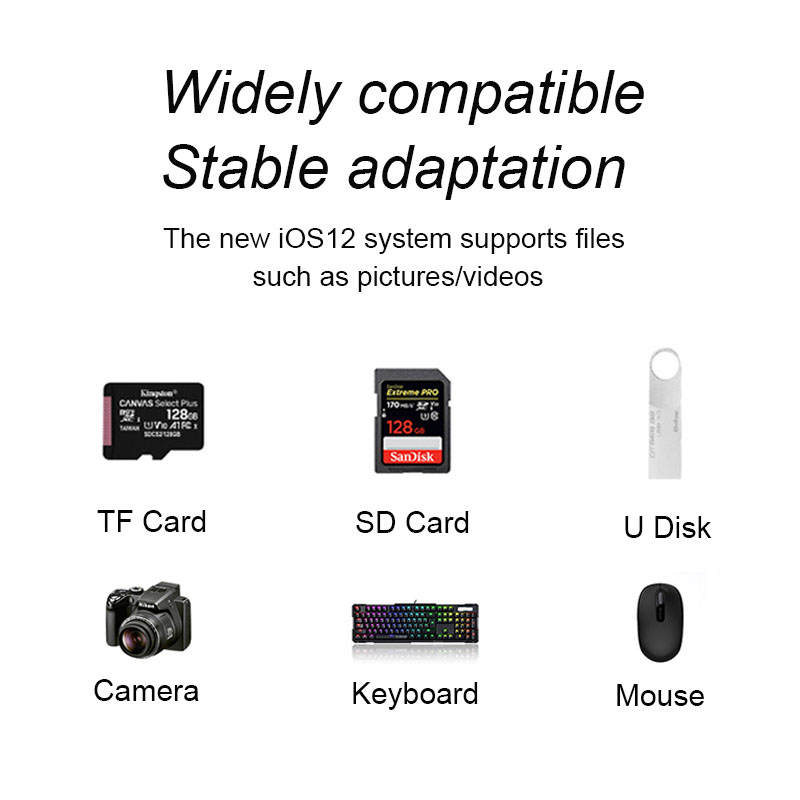 Đầu Đọc Thẻ Nhớ / Usb 3.0 / Otg / Type C / Tf Đa Năng Cho Iphone 12 / Air 3 | BigBuy360 - bigbuy360.vn