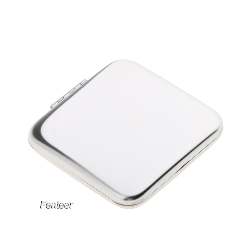 Gương Trang Điểm Mini Bằng Thép Không Gỉ Che Phủ Toàn Diện