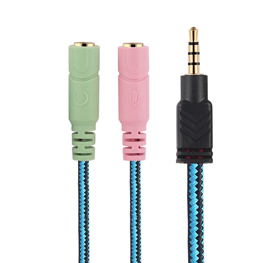 Dây cáp chia cổng âm thanh 3.5mm từ 1 đầu cái sang 2 đầu đực | BigBuy360 - bigbuy360.vn
