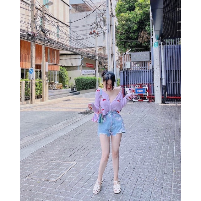 ÁO KHOÁC LEN CHERRY