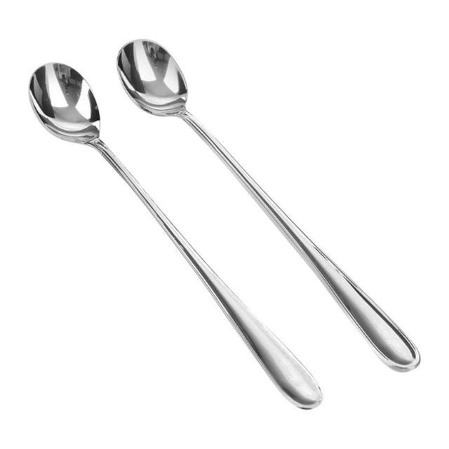 Thìa Inox Cán Dài , Muỗng Pha Cafe, Sinh Tố Phong Cách Hàn Quốc Tiện Dụng