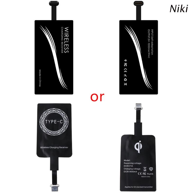 Bộ sạc không dây Niki QI + miếng dán sạc USB Type-C cho LG G5 Nexus 6P