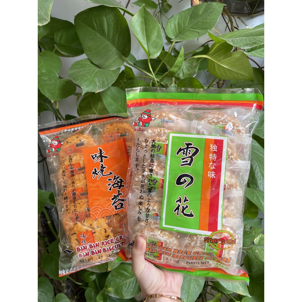 Bánh Gạo Bin Bin Vị Tuyết Cay (Gói 135g)