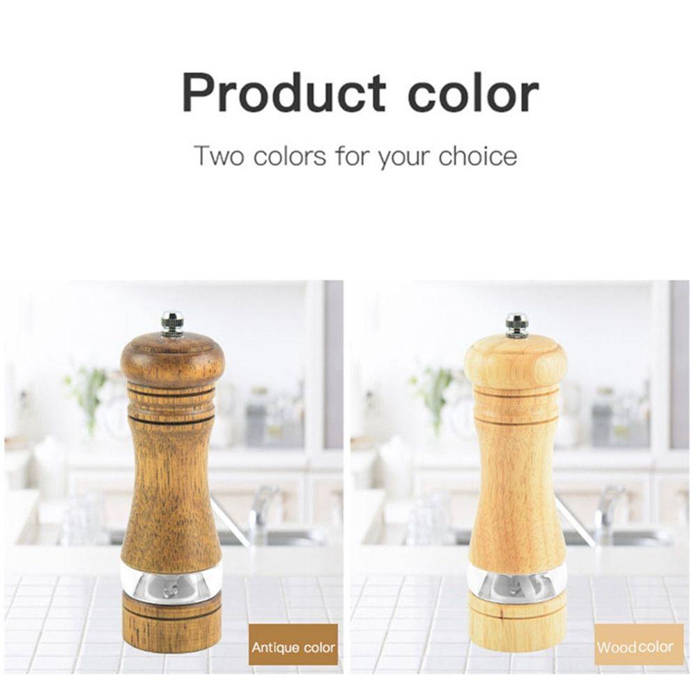 Dụng Cụ Xay Tiêu / Gia Vị Bằng Gỗ Đa Năng Tùy Chỉnh Tiện Dụng Cho Nhà Bếp