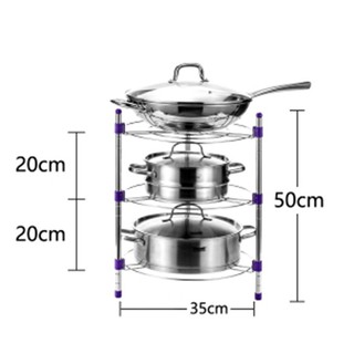 Kệ để nồi 3 tầng