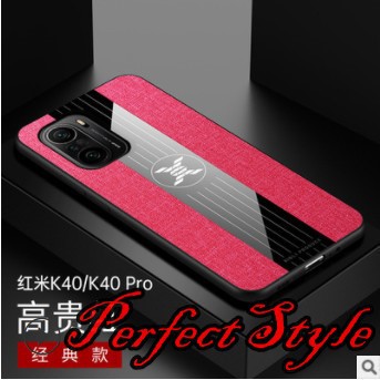 Ốp lưng Xiaomi Mi 11 họa tiết vải jean kẻ sọc cao cấp