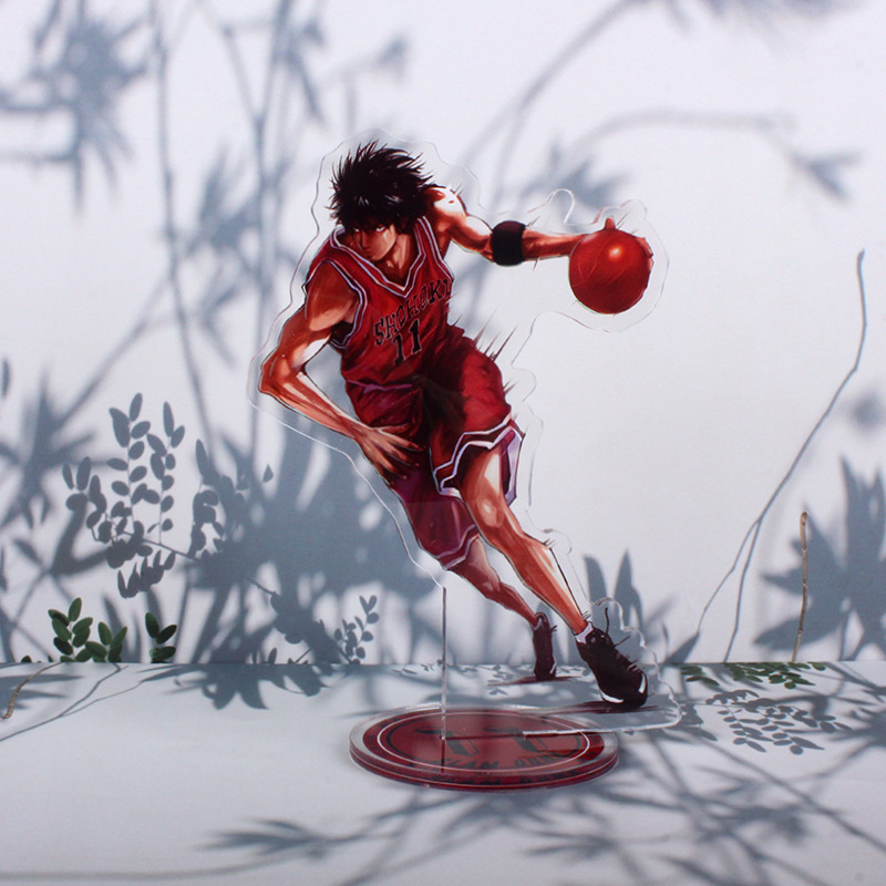 Đồ trang trí Nhân Vật HanamichiSakuragi Kaede Rukawa Đứng Bằng Acrylic Trang Trí