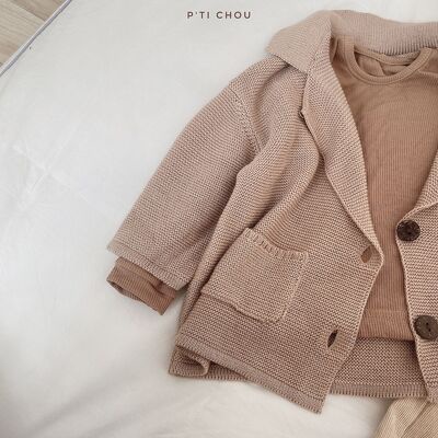 P'ti chou - Áo len cardigan sợi nhập Hàn cho bé 15-20kg