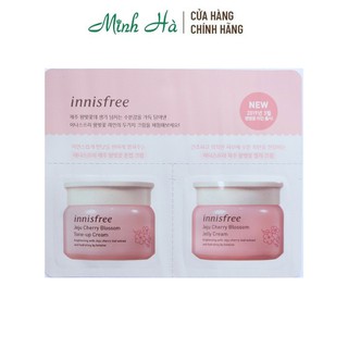 Kem dưỡng Innisfree Cherry Blossom Jelly Cream & Tone up Cream gói dùng thử 2ml
