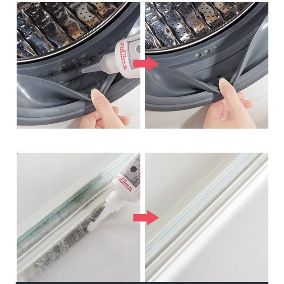 Gel loại bỏ nấm mốc, làm sạch mảng bám, vệ sinh nhà cửa, chất tẩy rửa loại bỏ nấm mốc chuyên dụng