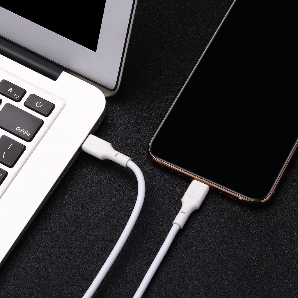 Cáp sạc nhanh USB type-C sang Lightning 1m 2.4A 5V 12W cho iPhone 7 8 XS XR 11MaxPro