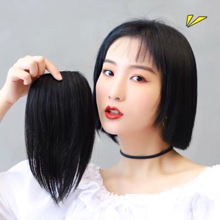 [ TÓC GIẢ BẰNG TÓC THẬT ] Mái độn phồng tóc thật 30CM
