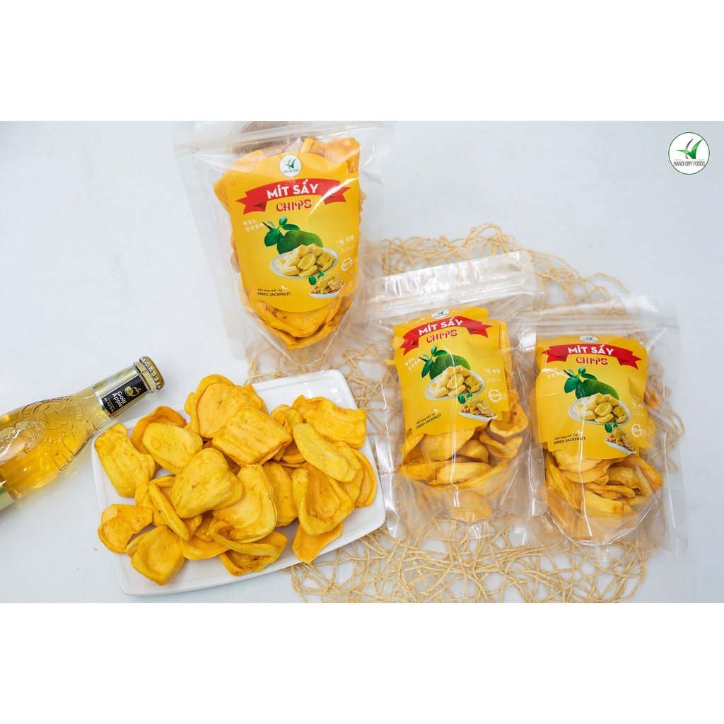 [Mít sấy giòn Khuyến Mãi Sốc] Mít sấy Chips ngon hàng tuyển chọn KL 70g - Khô gà Cooky