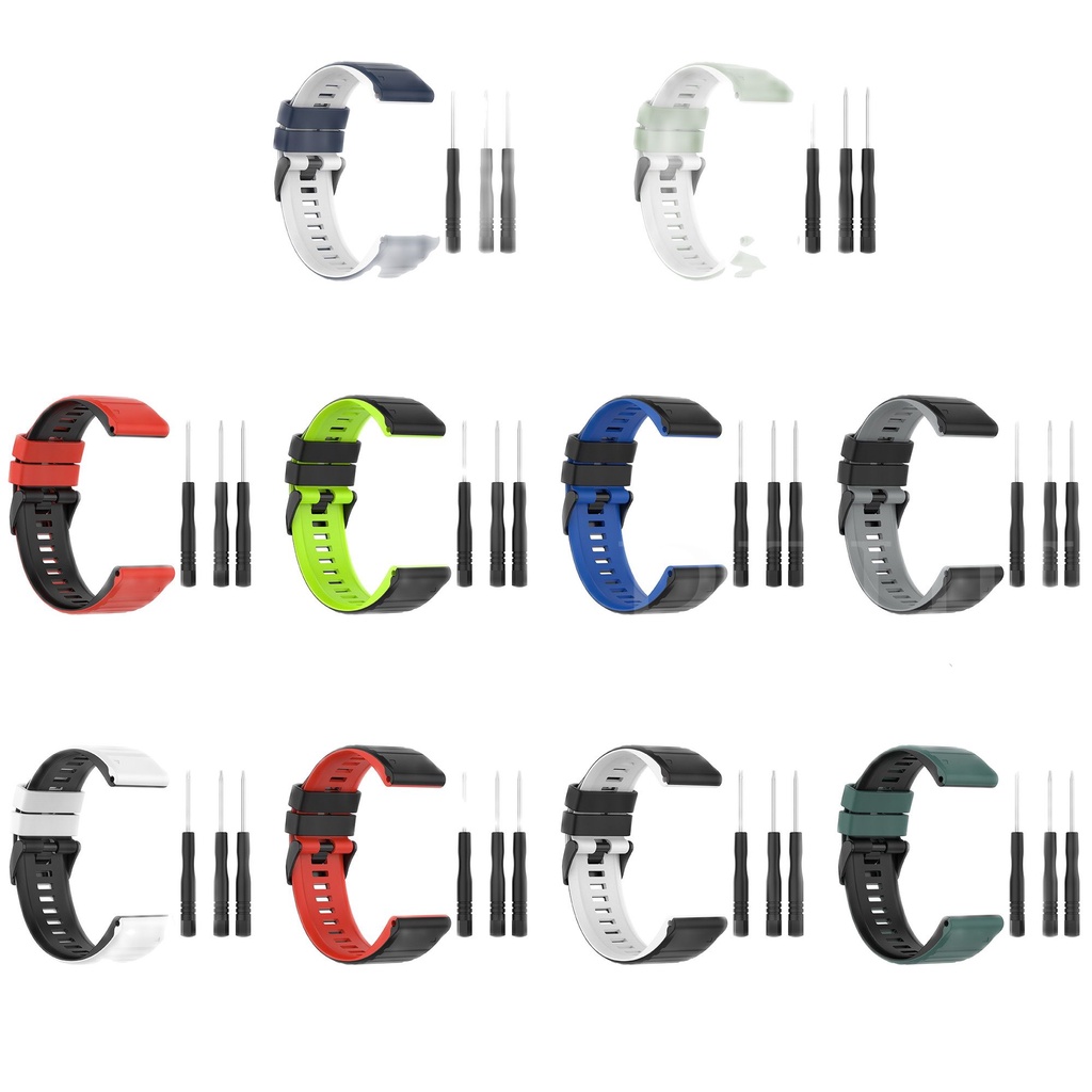 Dây Đeo Bằng Silicone Cho Đồng Hồ Thông Minh Garmin Fenix 7 7X 6 6X Pro 5X 5 plus EPIX Forerunner 945 935 22mm