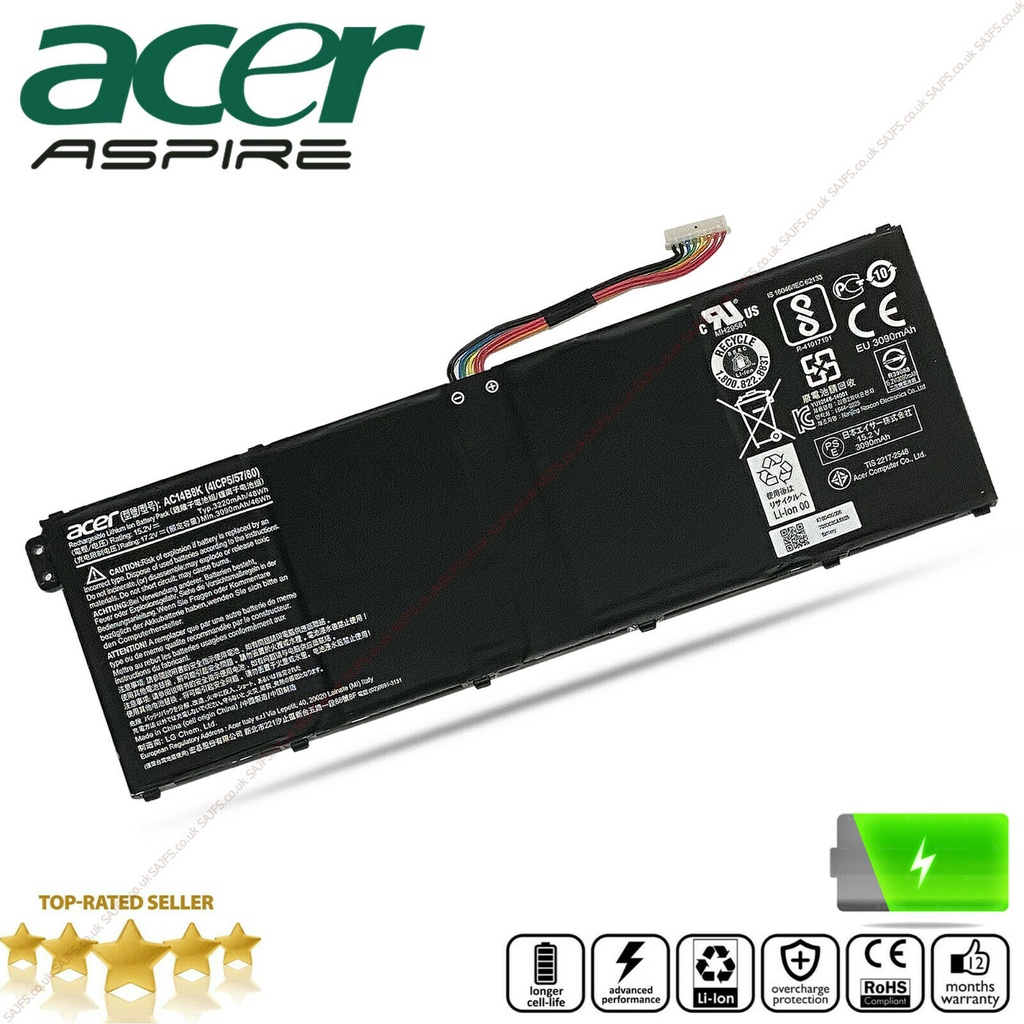 Pin Laptop Acer Aspire V3-371 E3-111 ES1-512 ES1-511 E5-771G Type AC14B8K AC14B3K