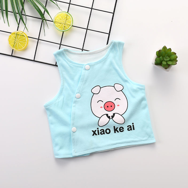 Áo Vest Vải Cotton Thời Trang Xuân Thu Cho Bé Sơ Sinh 0-3 - 6 Tháng A5