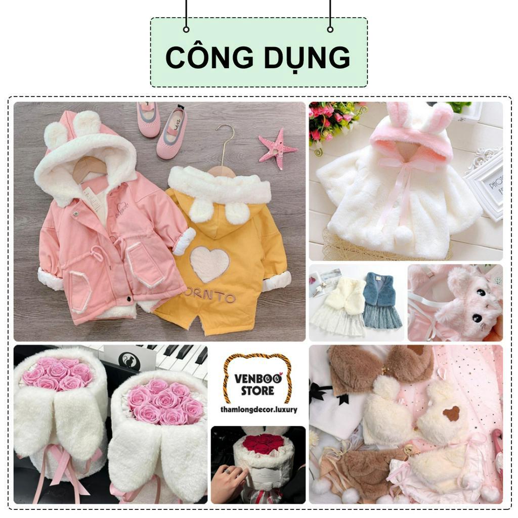 💰  Vải Lông Hàn may móc khóa gấu bông outfit doll băng đô scrunchies handmade treo nôi vỏ gối đệm ngồi nệm cho chó
