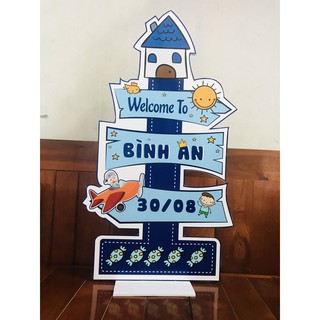 Cây welcome trang trí sinh nhật