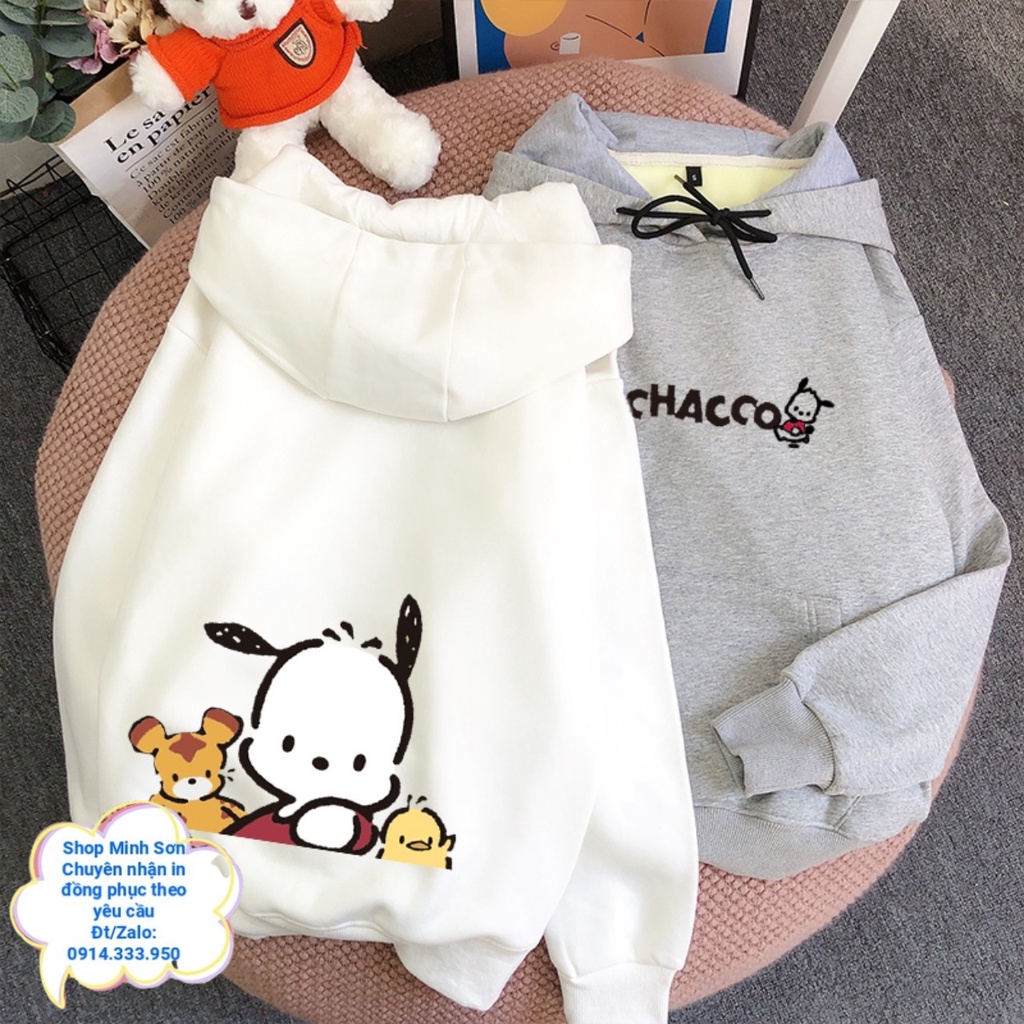 🥕🐇🥕VIDEO ÁO NỈ HOODIE THỎ POCHACCO, NỈ MŨ GIA ĐÌNH, ÁO ĐÔI  LOẠI 1 ĐỦ MÀU ĐỦ SIZE