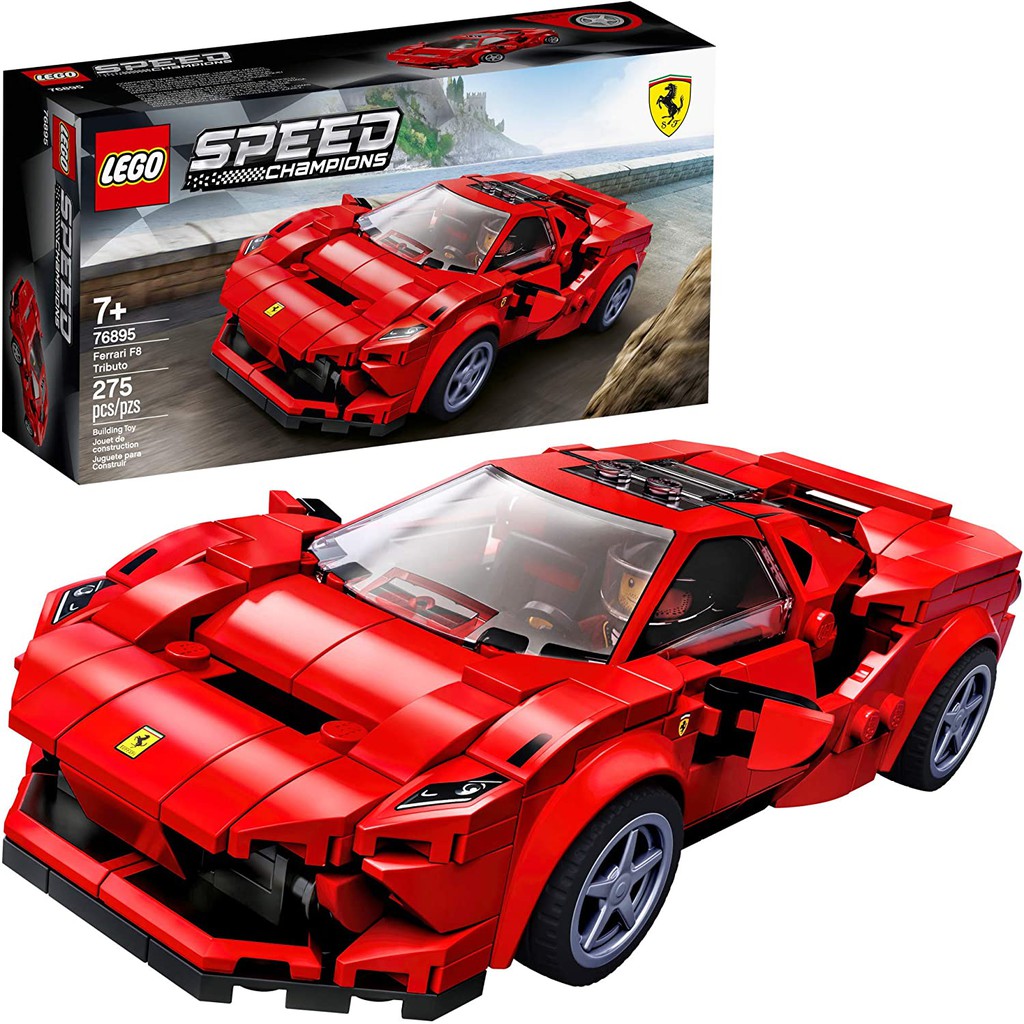 LEGO Speed Champions - Siêu xe Ferrari F8 Tributo - Mã sản phẩm 76895