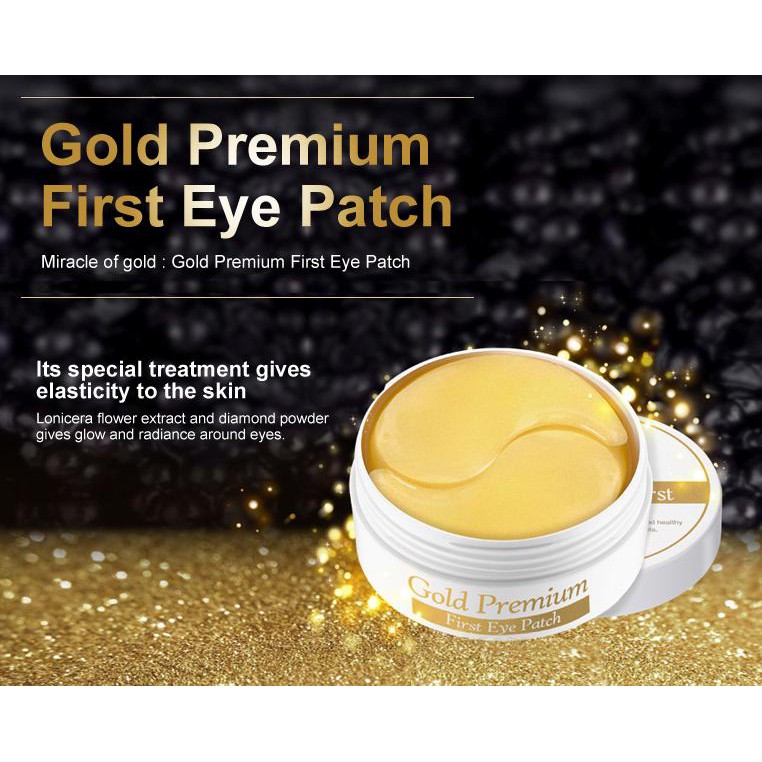 Mặt Nạ Dưỡng Mắt Ngăn Ngừa Lão Hóa Secret Key Gold Premium First Eye Patch