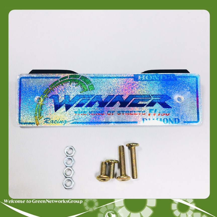 Bảng mica trang trí cho xe Winner Greennetworks