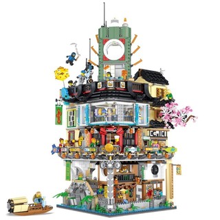 LEPIN MỚI - ZEBRA BLOCKS 691053 - MÔ HÌNH LẮP RÁP 06066 - LEGO 70620 NINJAGO CITY - THÀNH PHỐ NINJA GO