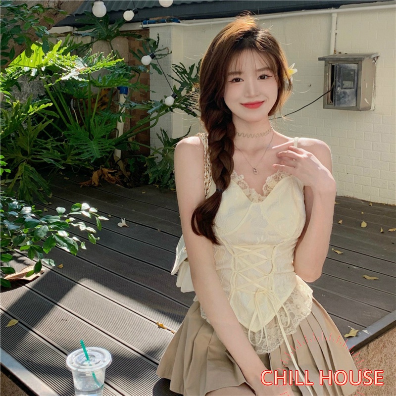 Áo lót nữ - áo bra ren công chúa dây rút duyên dáng B 1213 CHILL HOUSE