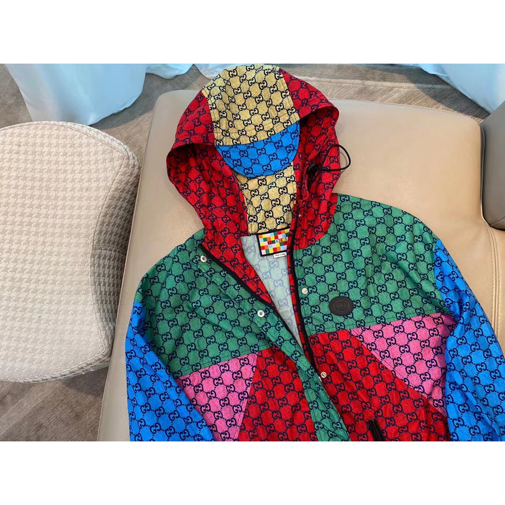 [Babe I'm Real] Áo Jacket Gucci Multicolor FW21 ( Full Tag, mac,... ) | BigBuy360 - bigbuy360.vn