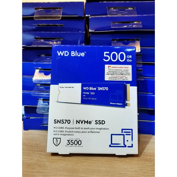 Ổ Cứng SSD 500GB / 1TB WD Blue SN570 NVMe M2 PCIe Gen3 x4 2280
