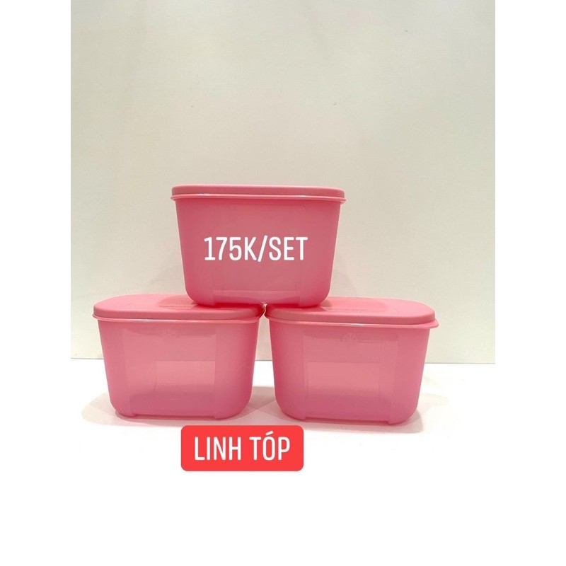 Bộ hộp trữ đông 7 hộp Fit set Tupperware (shop xé set k có vỏ hộp)