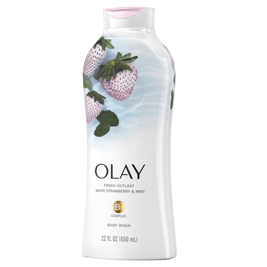 Sữa Tắm Olay Fresh Outlast Strawberry & Mint 650ml