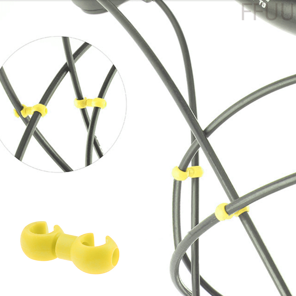 Set 10 Kẹp Dây Phanh Xe Đạp Xoay 360 Độ Tiện Dụng