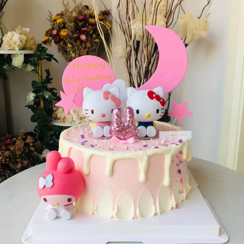 Mô Hình Đồ Chơi Nhân Vật Hoạt Hình Disney Mickey Minnie Pikachu Dumbo Trang Trí Bánh Sinh Nhật Cho Trẻ Em