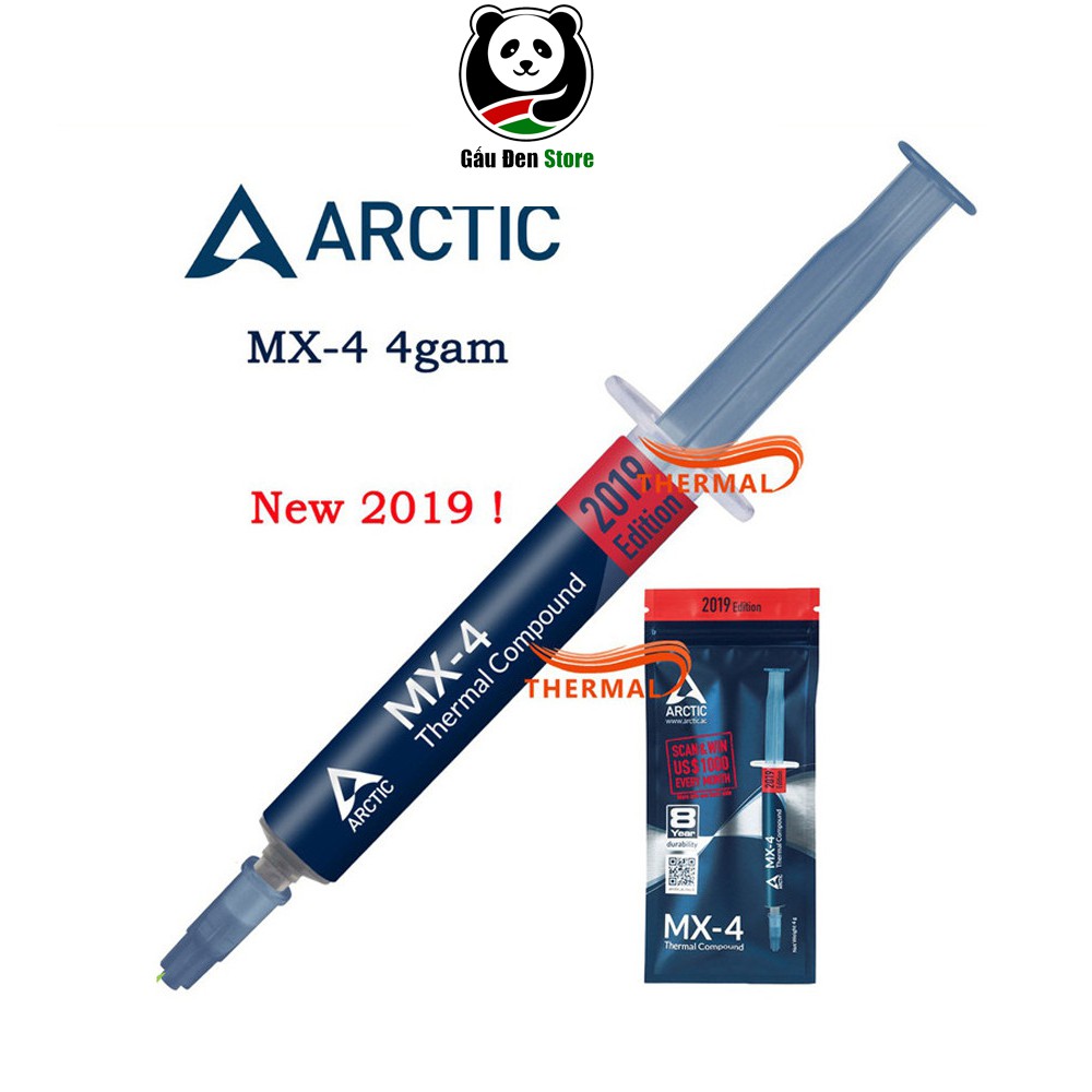 Keo tản nhiệt Arctic MX-4 (tuýp 4g) Thermal paste MX4 version 2019