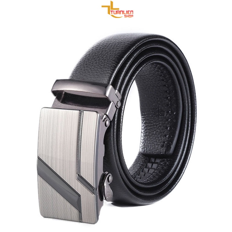 Thắt Lưng Nam Cao Cấp Lv01 Dây Lưng Da Bò Hàng Hiệu Đẹp Chuẩn Dáng Hàn Quốc Dây Nịt Nam Khóa Tự Động