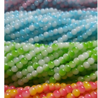 Dây đá thường màu loang 6mm