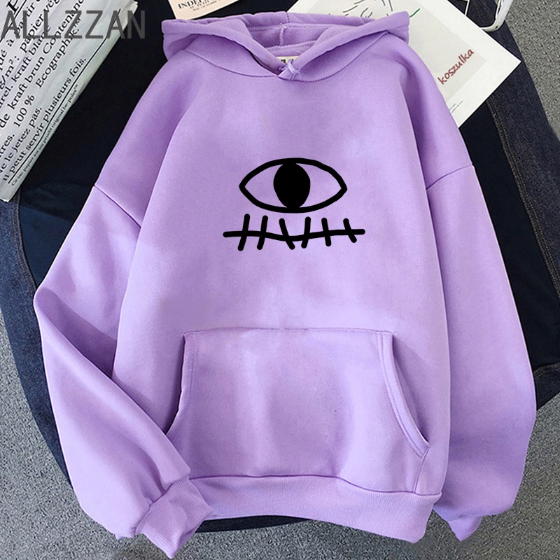 Áo Hoodie In Hình Mieruko-chan Phong Cách Hàn Quốc Dành Cho Nữ